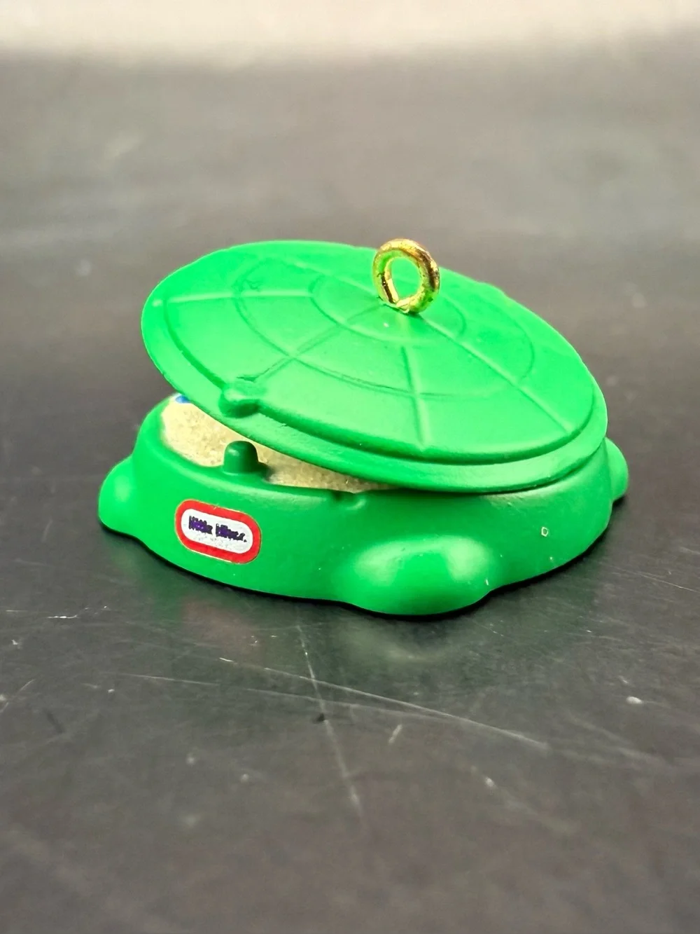 New Hallmark Keepsake 2016 Little Tikes Turtle Sandbox Mini Christmas Ornament